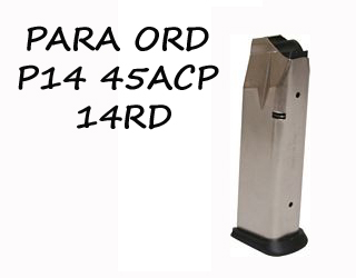 PARA ORD Factory P14 45 ACP 14RD Nickel